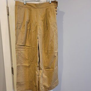 NWT Size 12 Wide Leg Khaki LOFT dress pants